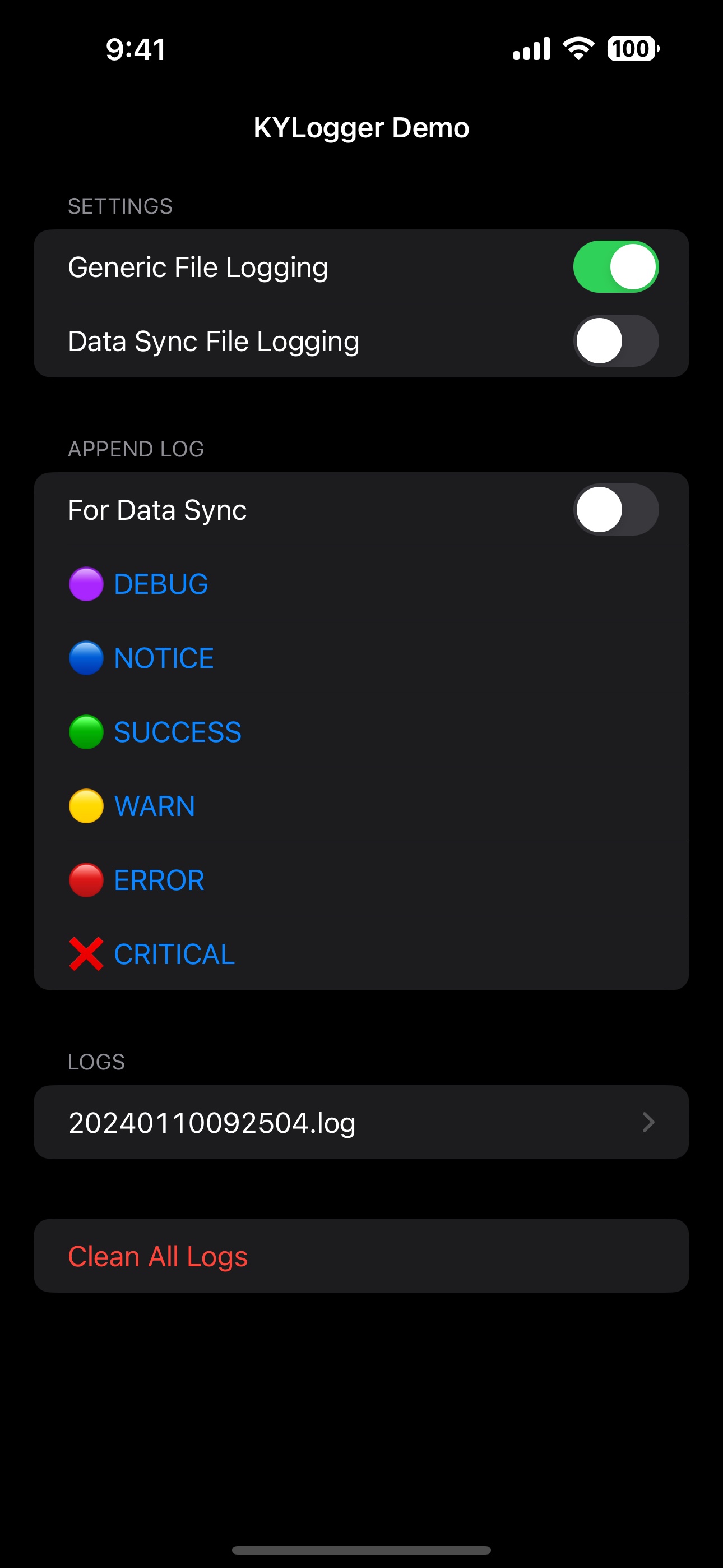 Screenshot of this control