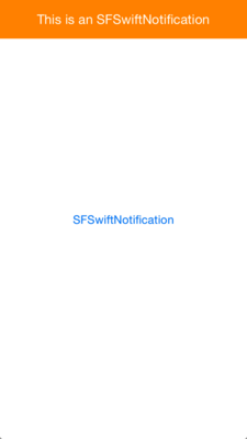 SFSwiftNotification screenshot
