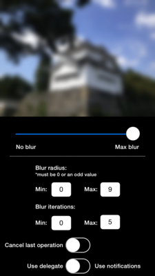 BlurImageProcessor screenshot