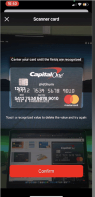 CardScanner screenshot