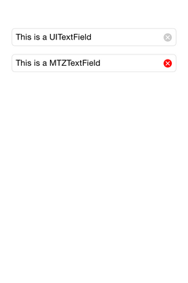 MTZTextField screenshot