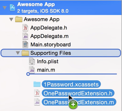 1Password App Extension screenshot