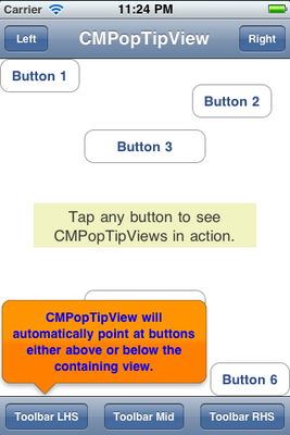 CMPopTipView screenshot