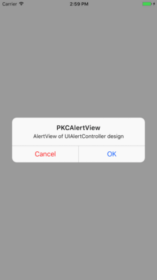 PKCAlertView screenshot