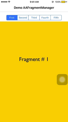 AAFragmentManager screenshot