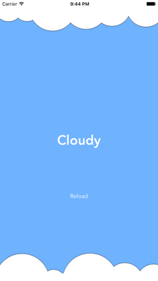 Cloudy screenshot