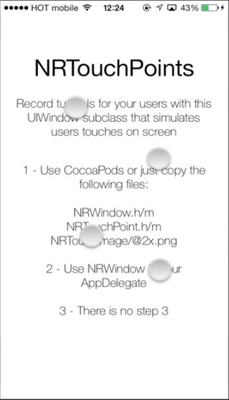 NRTouchPoints screenshot