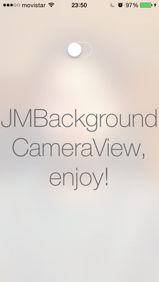 JMBackgroundCameraView screenshot