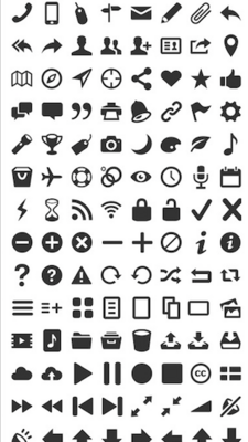EntypoSymbol / Icon font library for Swift. Currently supports Entypo screenshot