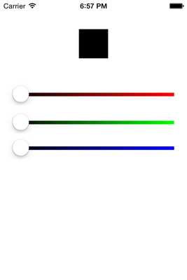 RGBColorSlider screenshot