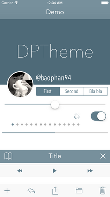 DPTheme screenshot