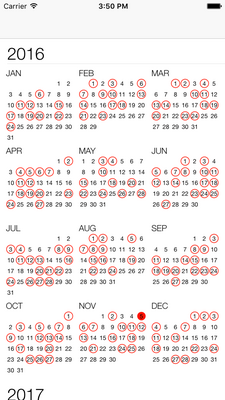 SSCalendar (Events Calendar) screenshot