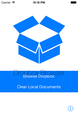 DropboxBrowser screenshot