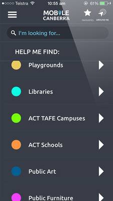 Mobile-Canberra screenshot