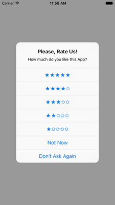 App Rating Alert screenshot