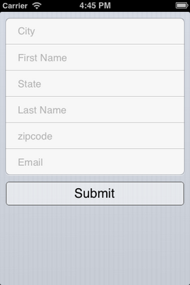 Survey 0.2 : Simple iOS Form Creation and Management screenshot