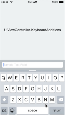 UIViewController+KeyboardAdditions screenshot