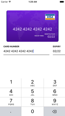 react-native-credit-card-input screenshot