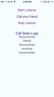 react-native-call-detection screenshot
