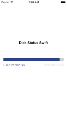 Disk Status screenshot