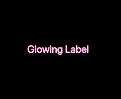 Glowing Label screenshot