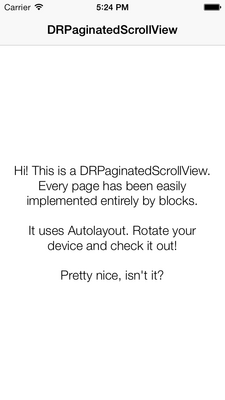 DRPaginatedScrollView screenshot