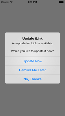 iLink - Auto update checker & Store links builder screenshot