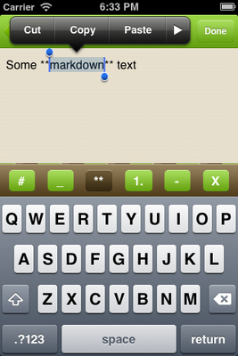 Note IT: Markdown Notebook screenshot