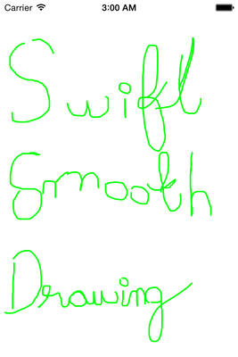 SmoothDrawingView-Swift screenshot