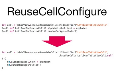 ReuseCellConfigure screenshot