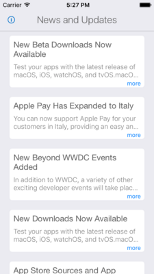 Apple-Dev-News screenshot