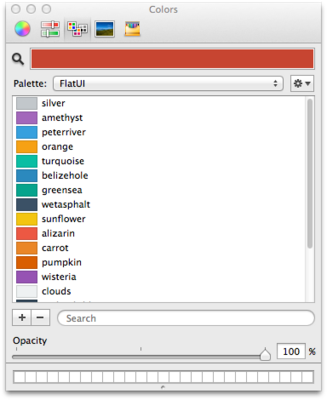 FlatUI Colors Palette for Xcode screenshot